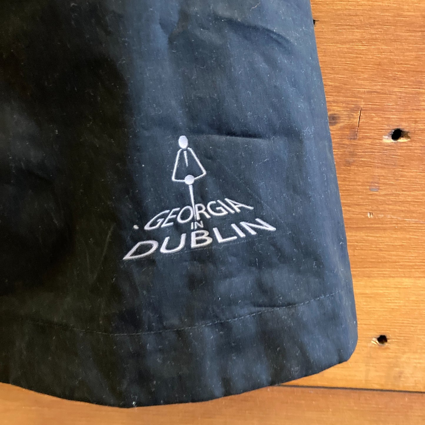 M - Georgia in Dublin Black Cycling Waterproof Rainwrap Wrap Skirt 0921HG