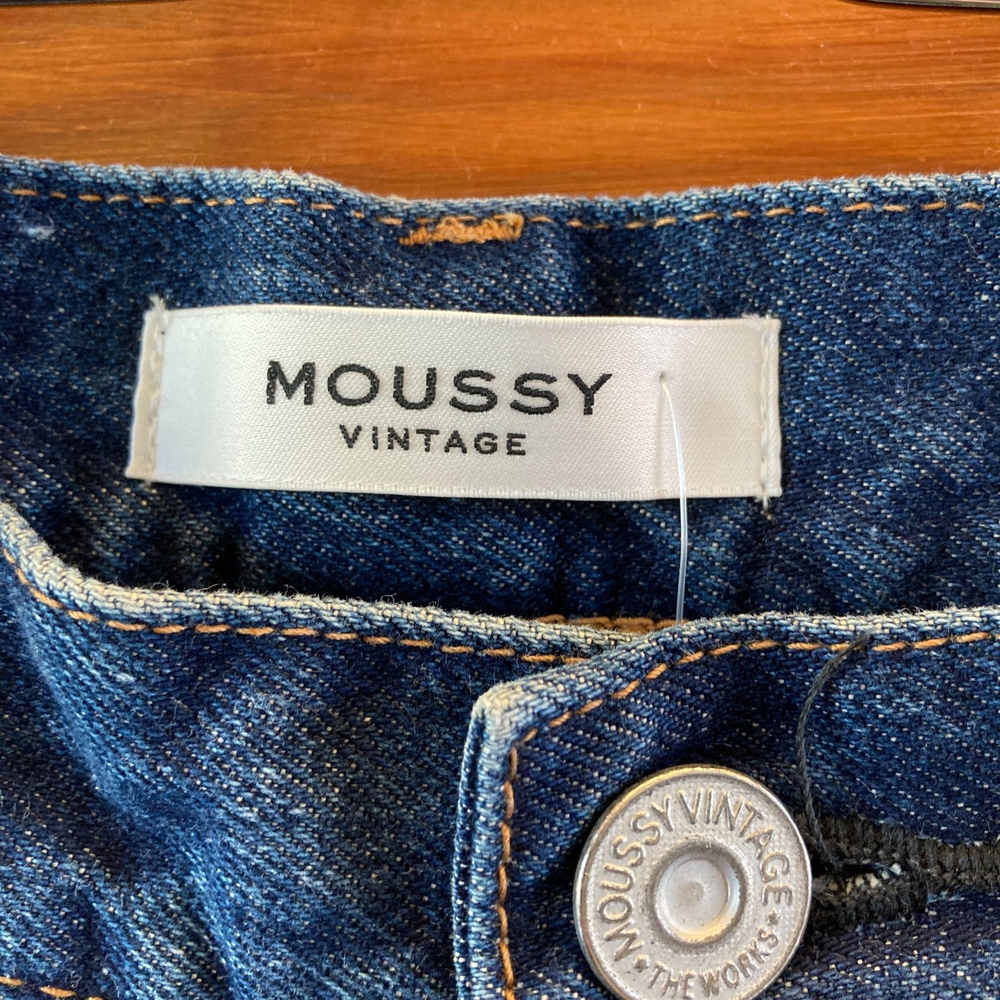 Moussy Vintage Dark Blue NEW $370 Bardin Straight Jeans - Size 29 - 4427SC