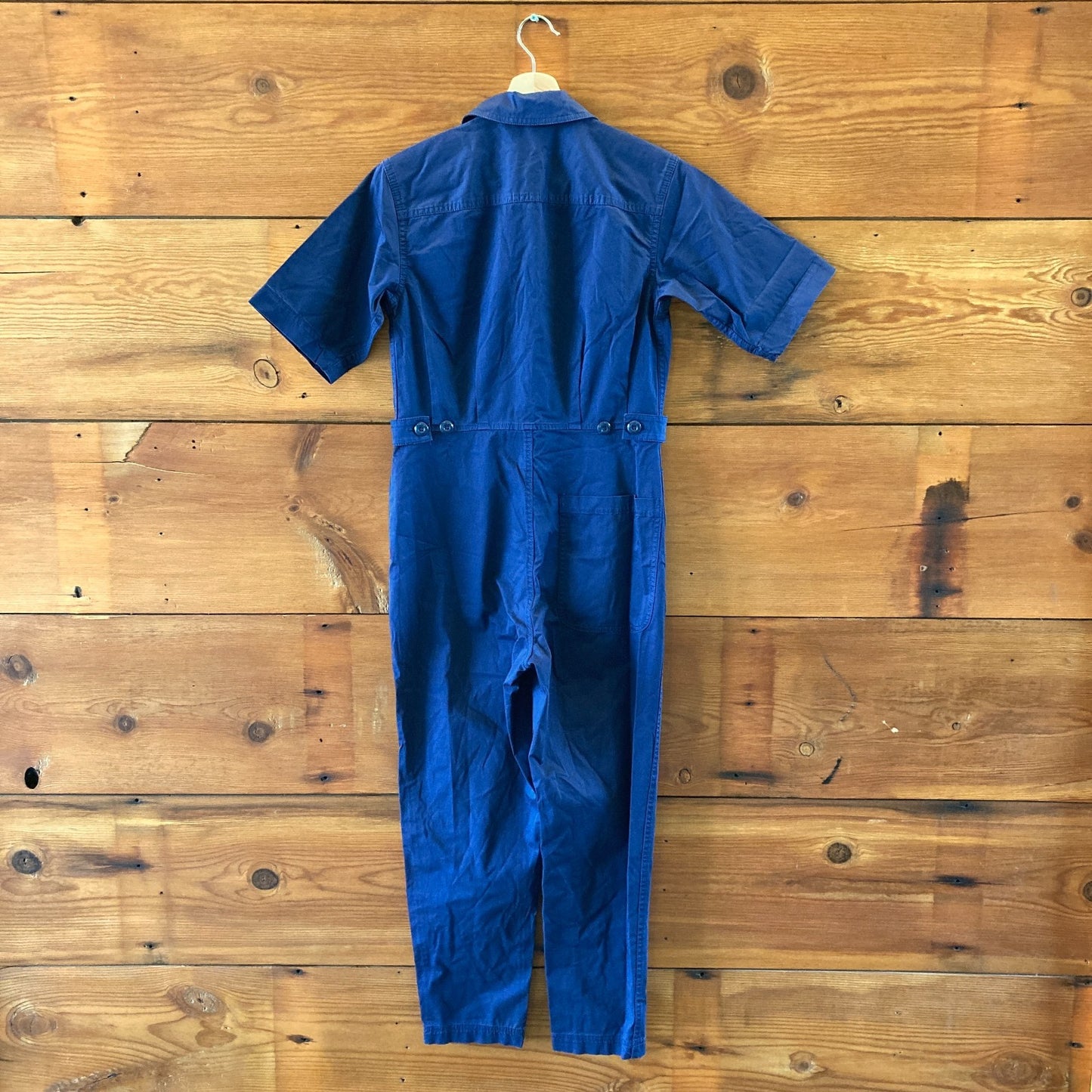 Alex Mill Navy Blue Short Sleeve Button Front Jumpsuit - Size XS - 1107TZ