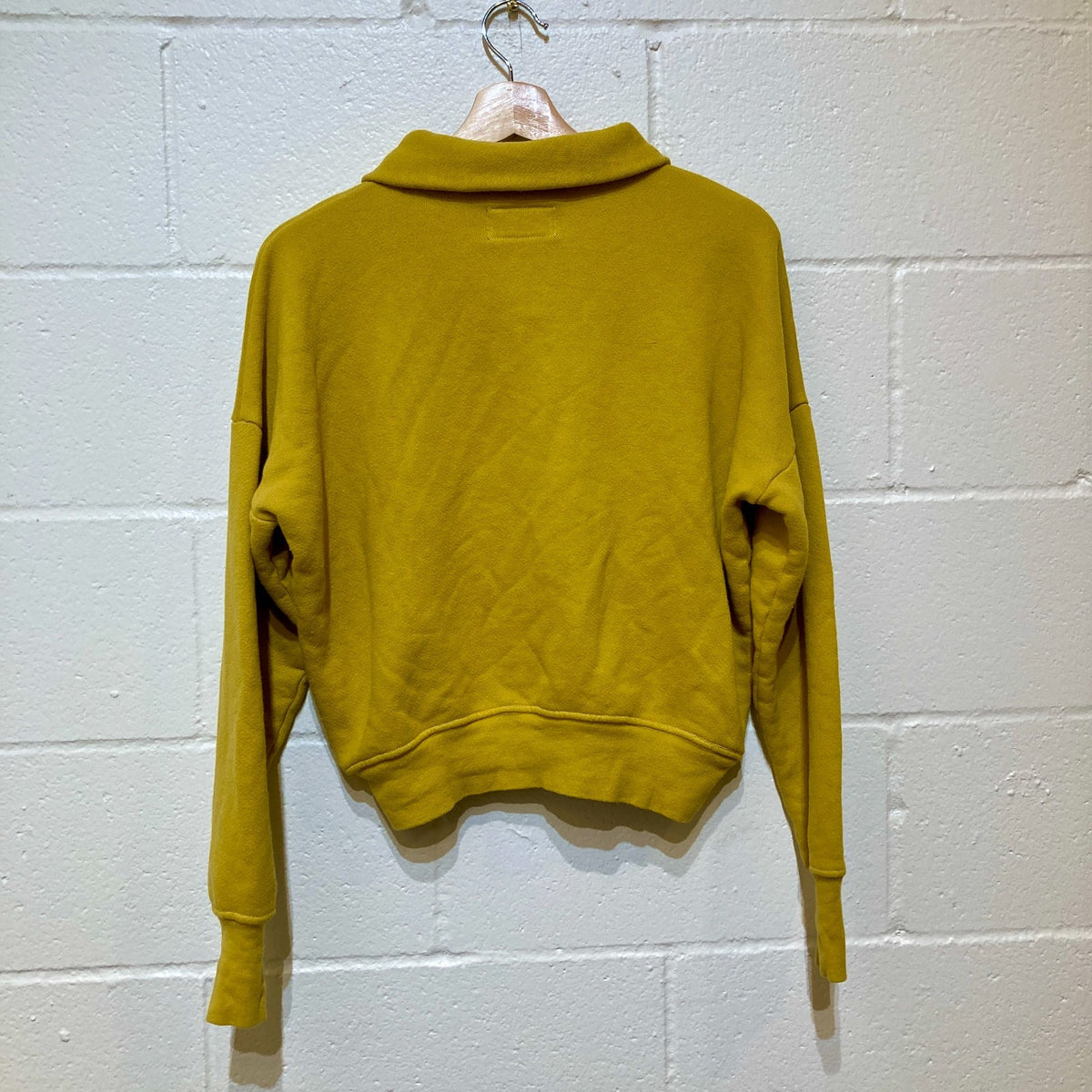 Imogene And Willie Yellow 1/4 Zip Pullover Sweatshirt - Size XS - 0312IG