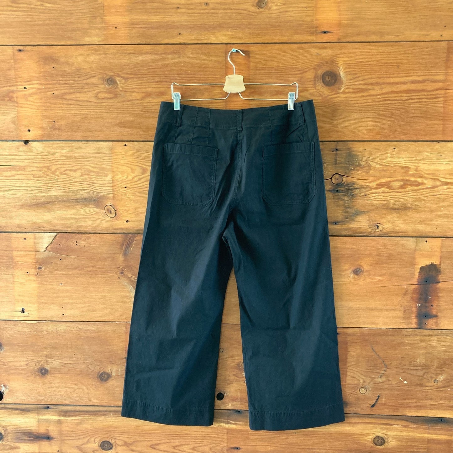 Maeve Anthropologie Black Colette Patch Pocket Pants - Size 34 - 0419JP