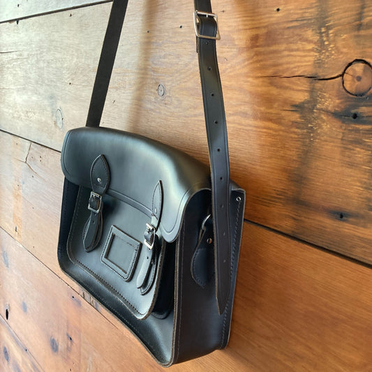 Cambridge Satchel Co Brown Leather Crossbody Messenger Bag - 1229MR