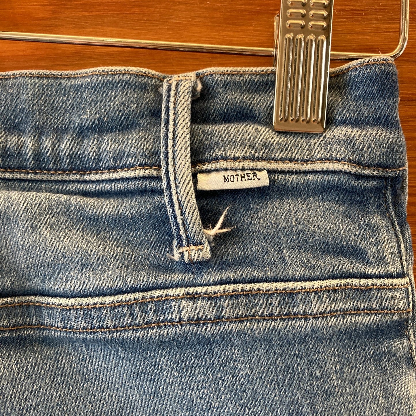 Mother Meet Cute Wash The Hustler Ankle Fray Jeans - Size 27 - 0111EH