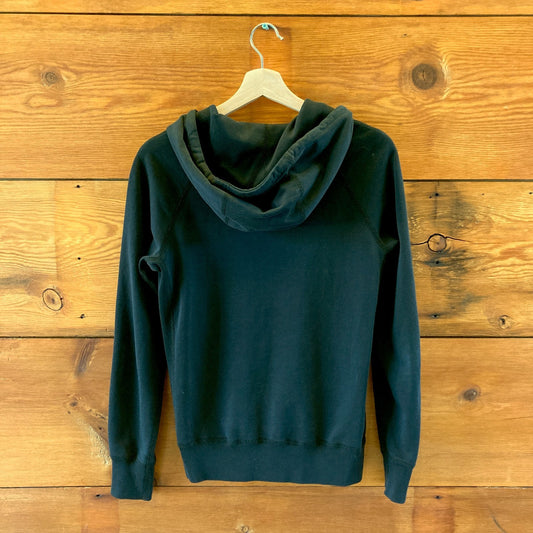 Reigning Champ Black Pima Cotton Full Zip Hoodie Sweatshirt - Size S - 0518KR