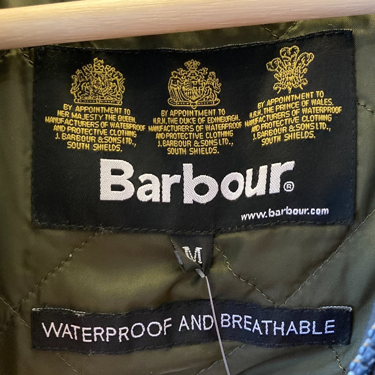 M Mens - Barbour Navy Waterproof Breathable Whitburn Hooded Jacket Coat 0219LK