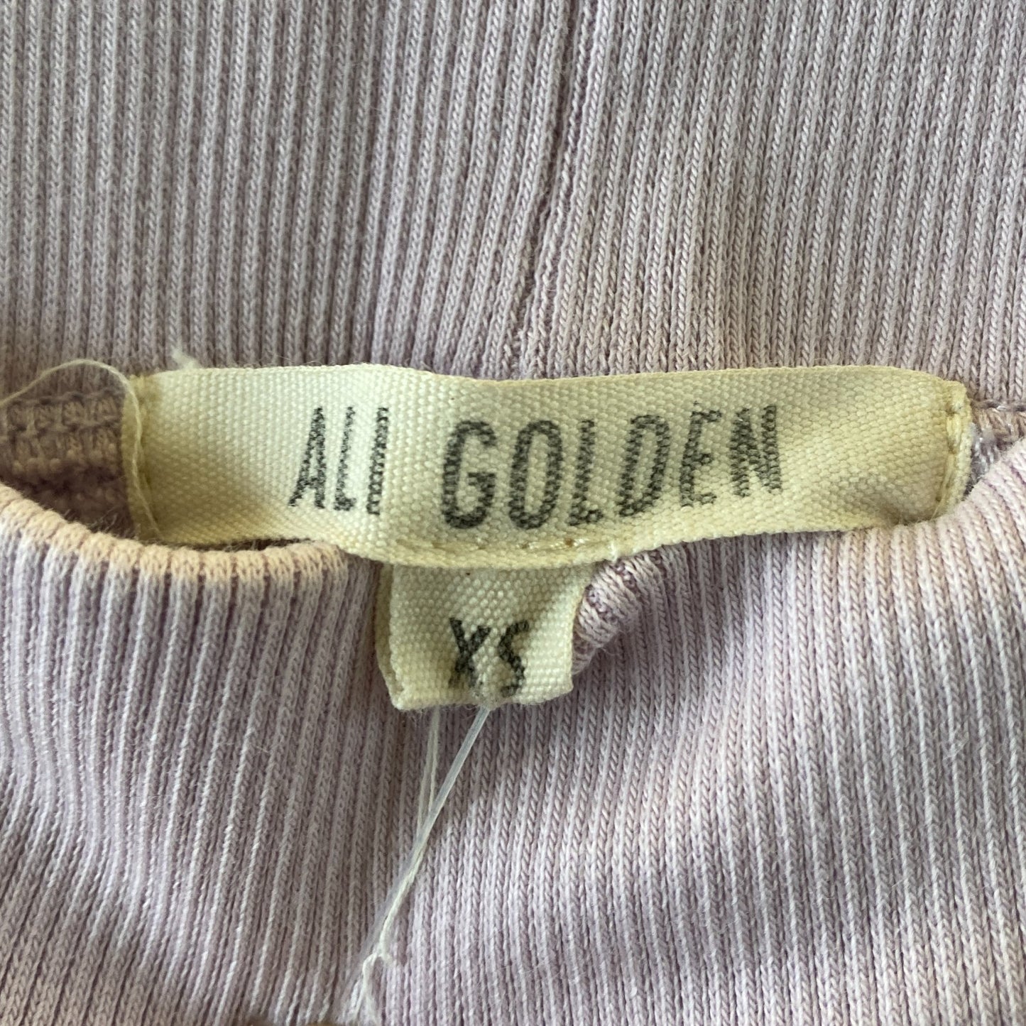 XS - Ali Golden Lilac Purple Quilted Textured Pull-On Ankle Crop Pants 0830AD