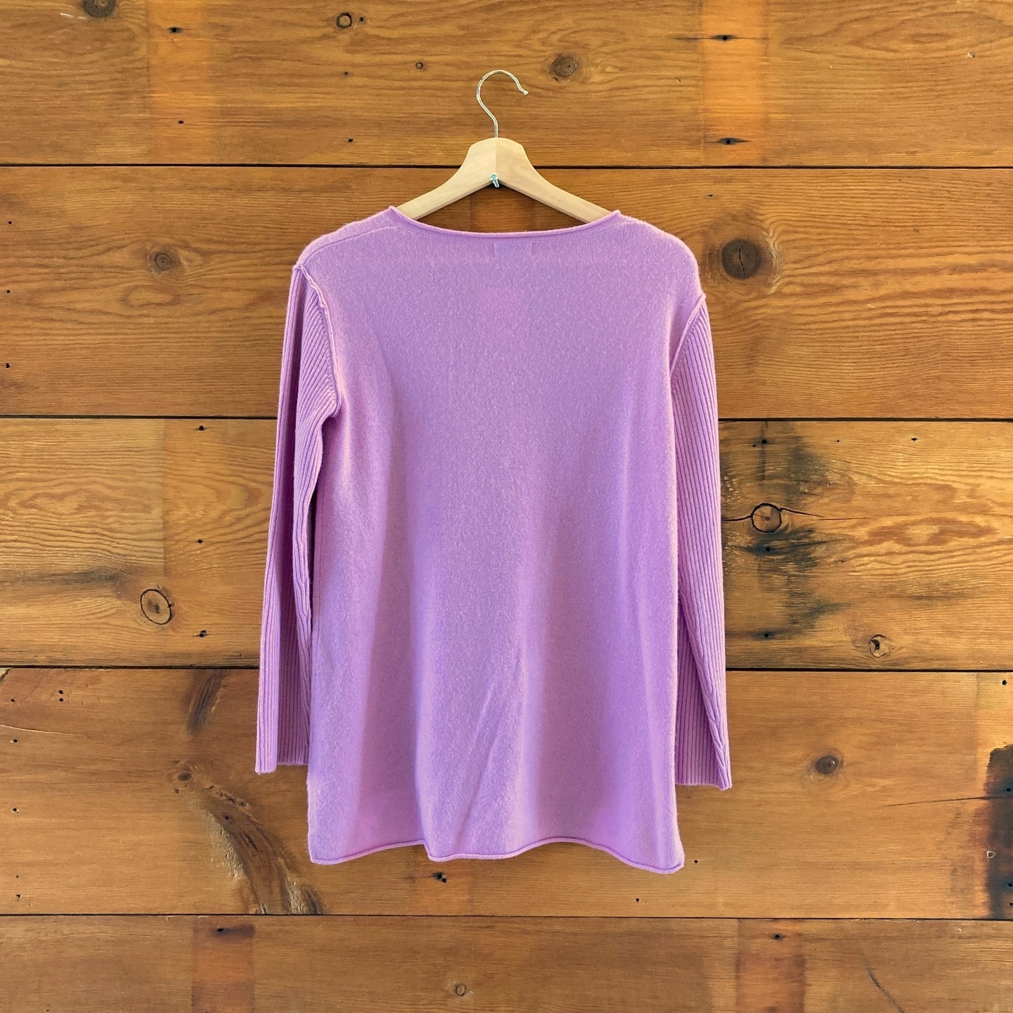 XS - Sundance Catalog Pink V-Neck Pullover 100% Cashmere Sweater 0705PE