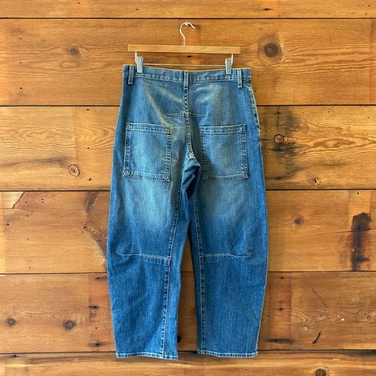 Nili Lotan $395 Stretch Denim Mid Rise Relaxed Emerson Jeans - Size 28 - 4427SC