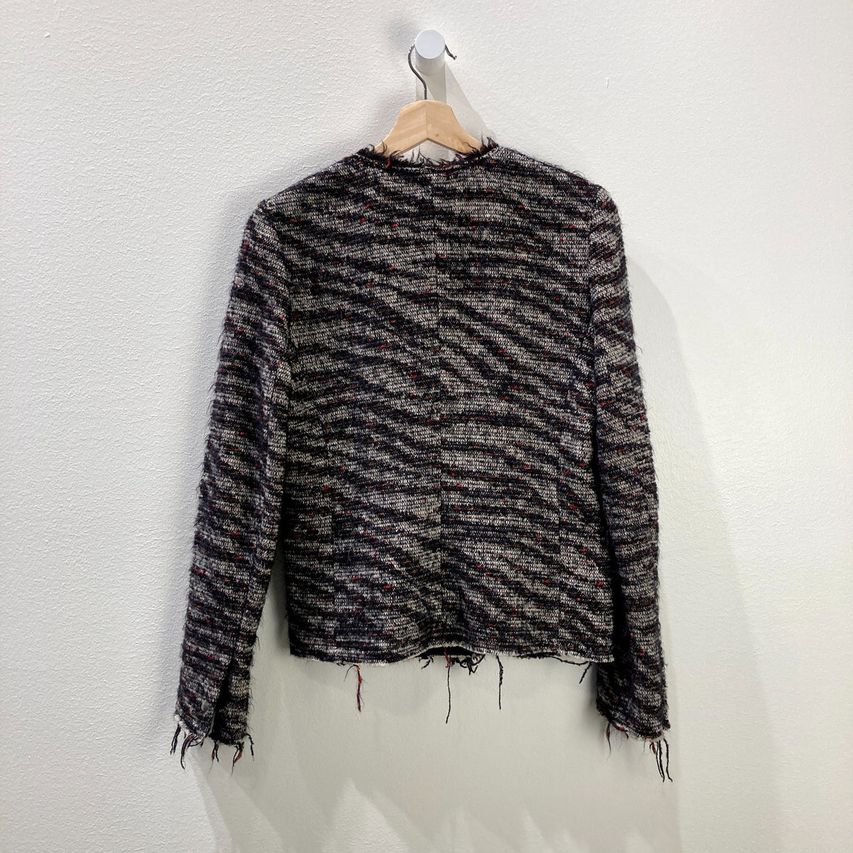 Isabel Marant Etoile Black Boucle Tweed Momo Jacket - Size 38 / M - 0816MS