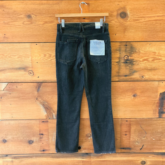 2 / 26 - Good American $135 Good Legs Straight Stretch Fit Jeans NEW 0113TS
