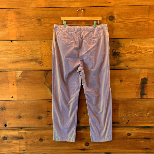 Rag & Bone Berry Pink Cotton Button Fly Trouser Pants - Size L - NEW - 0417DL