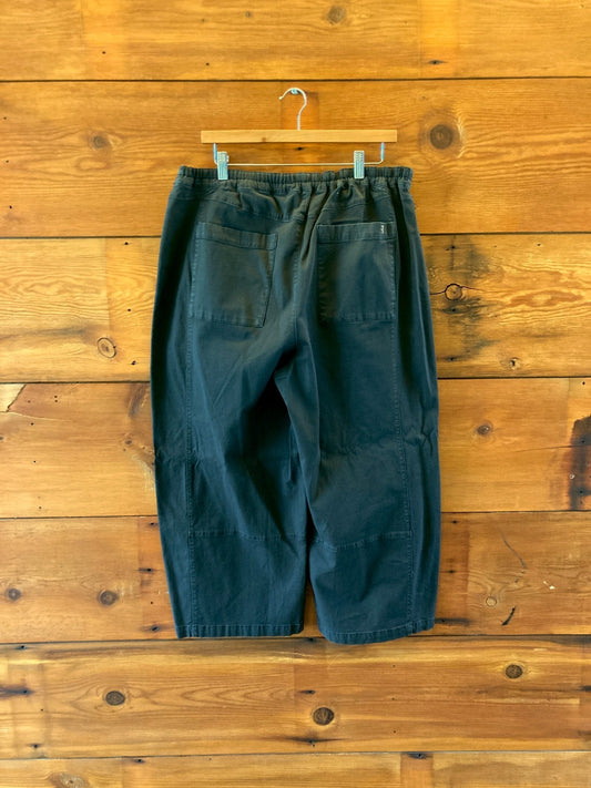 Pilcro Anthropologie Black Izzie Relaxed Pull-On Barrel Pants - Size 1X - 1206HP