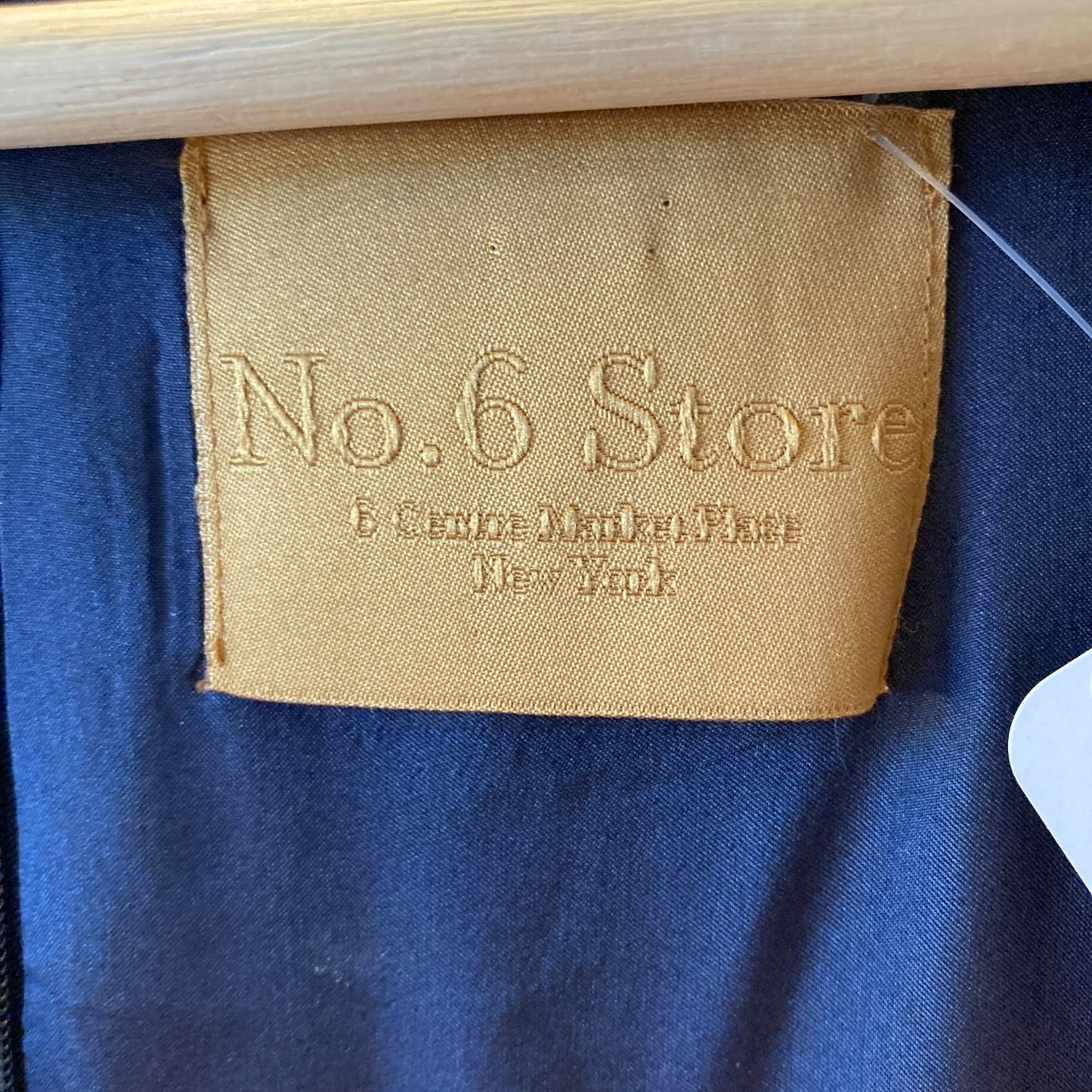 No 6 Store Navy Blue Short Sleeve V Neck Dress - Size 2 - 0504AK