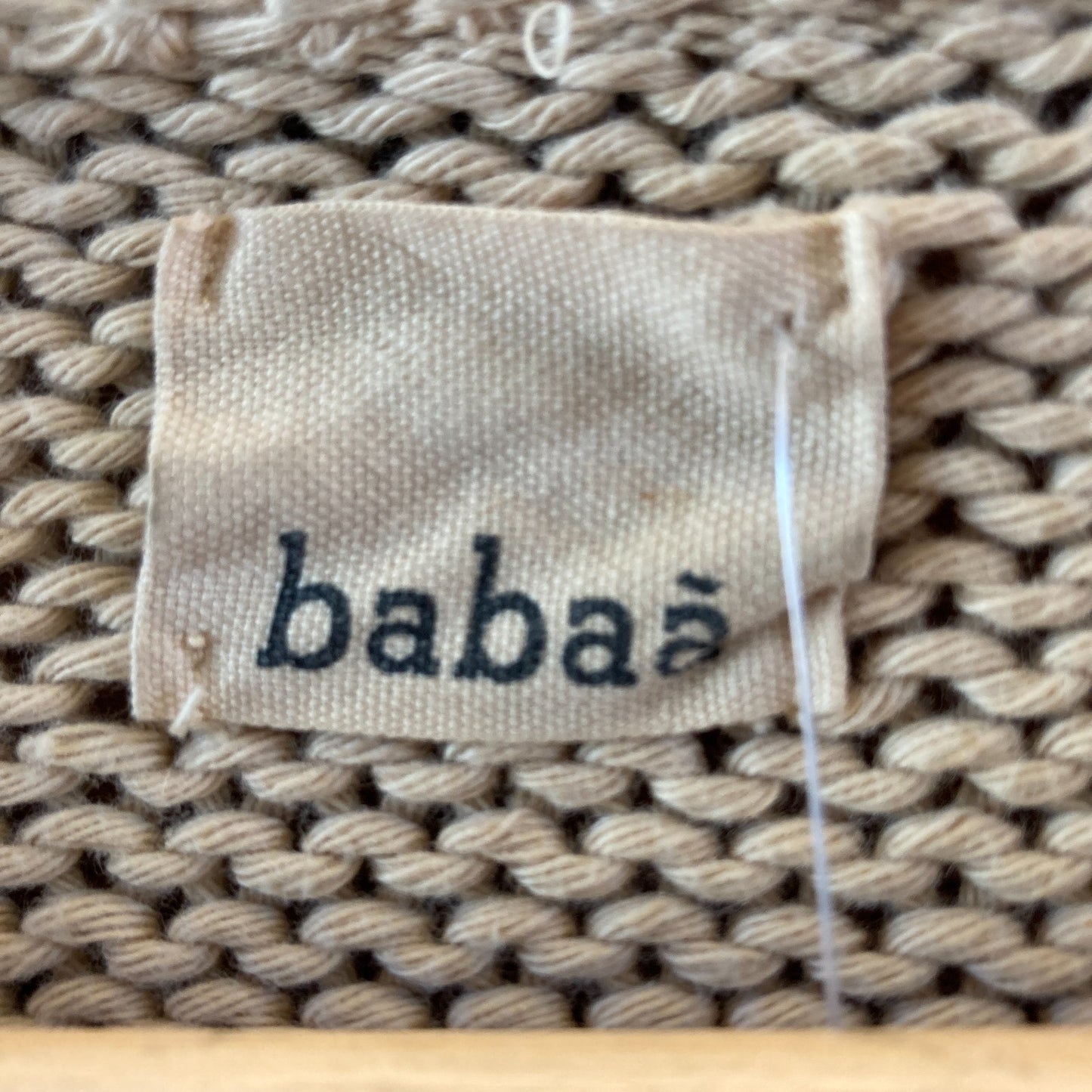 Babaa Clay Pot Cotton Heavy Knit Cardigan no16 Sweater - One Size - 0606RO