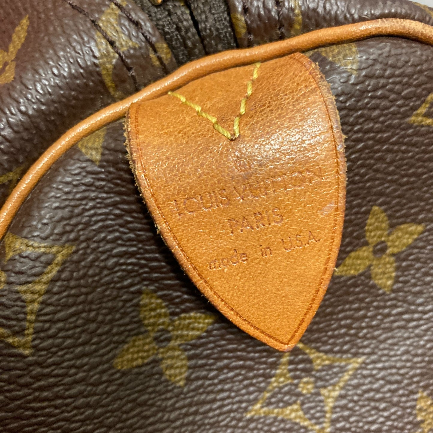 Louis Vuitton Brown Monogram Signature Canvas 1994 Keepall 55 Duffle Bag 1031LF