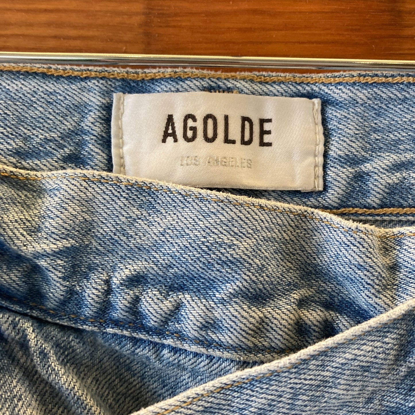 26 - AGOLDE $198 Criss Cross Upsized Button Front Relaxed Jeans 0606RO