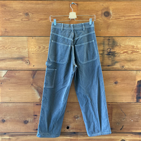 Jesse Kamm Gray Reinforced Knee Straight Leg Handy Jeans - Size 4 - 0312IG