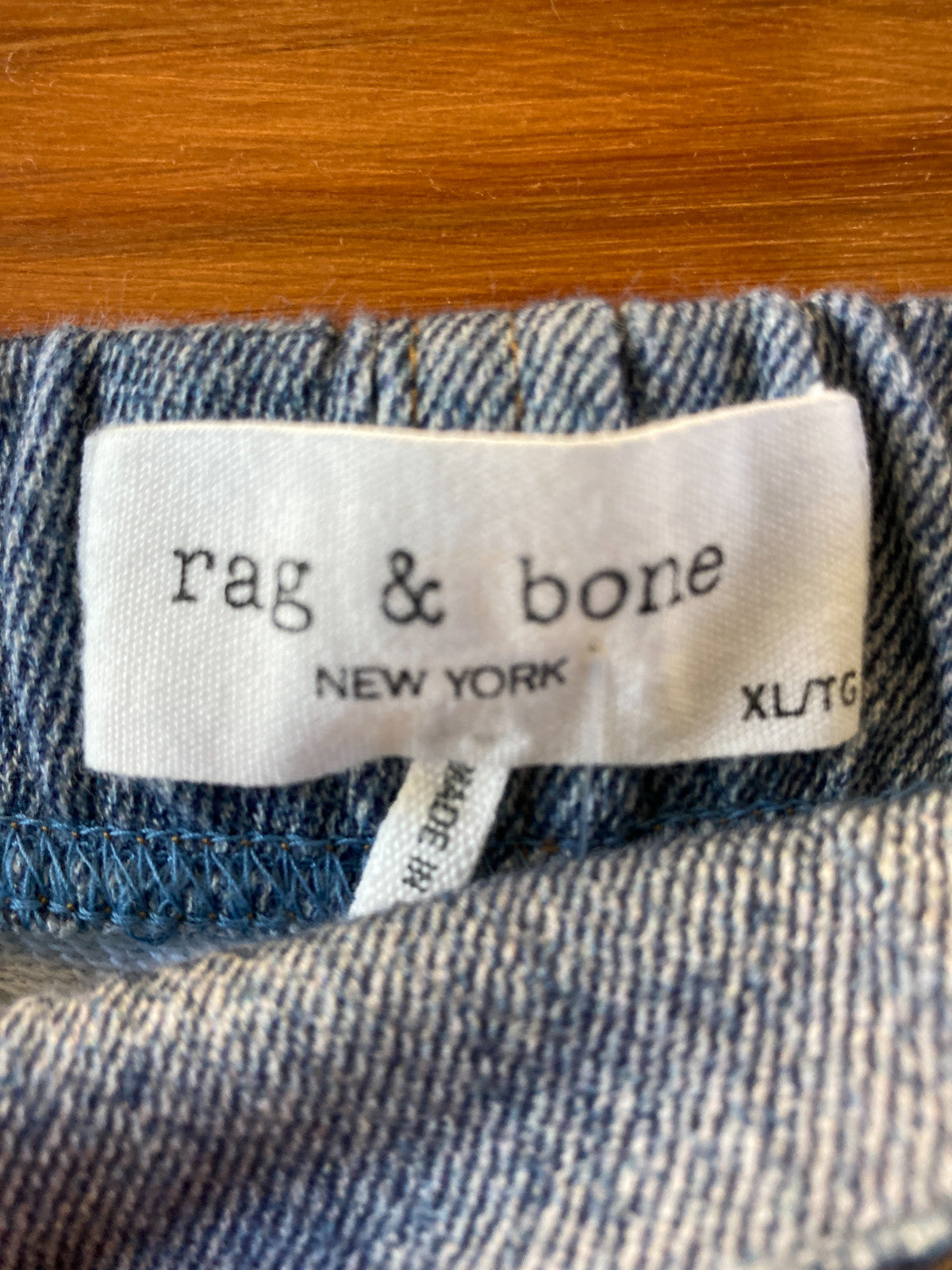 Rag & Bone Miramar Wide Leg Track Stripe Jeans Pants - Size XL - 1206HP