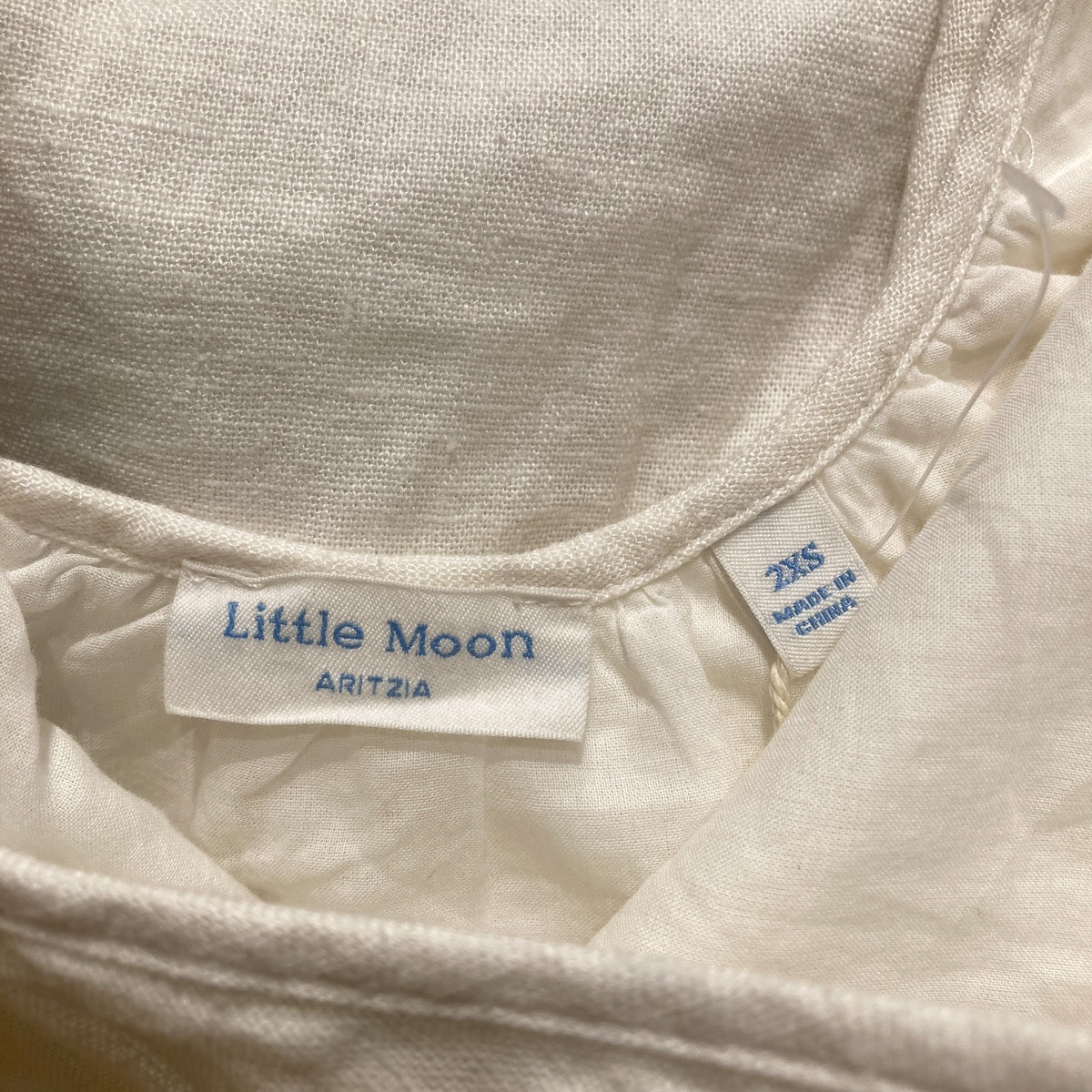 Little Moon Aritzia White BORA Line Halter NEW Dress - Size 2XS / XXS - 0312IG