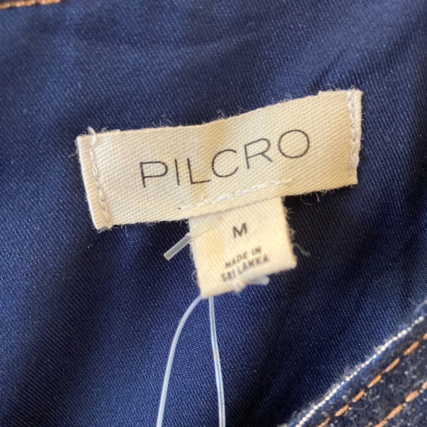 Pilcro Anthropologie $148 Dark Denim Jean Jumper Dress - Size M - NEW - 0114KE