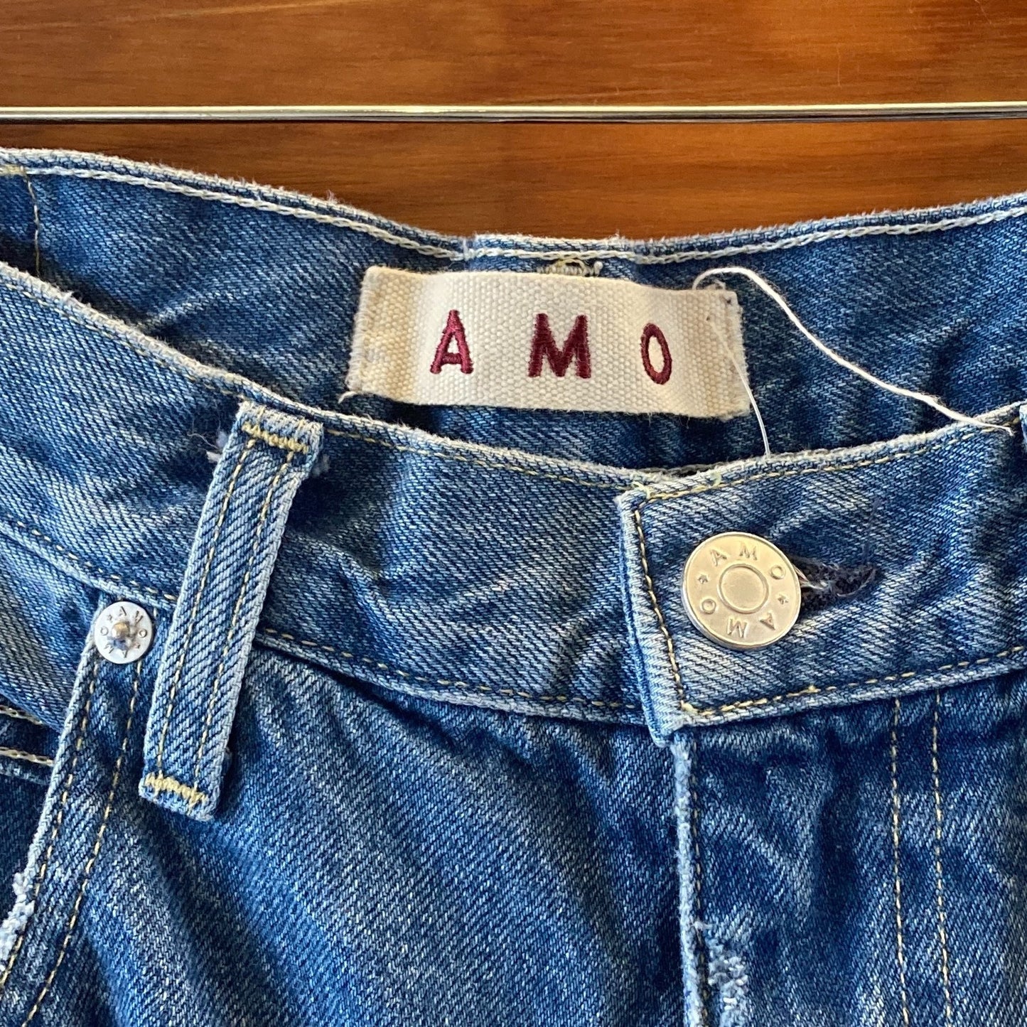 Amo $304 Relaxed Straight Leg Billie High Rise Jeans - Size 29 - 4427SC