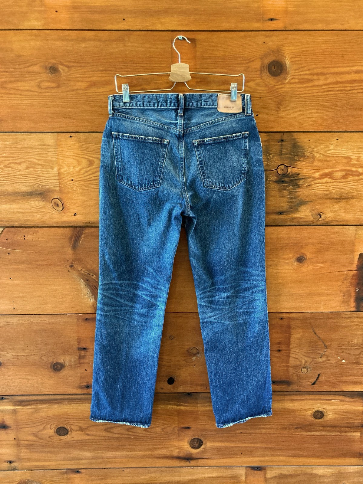 Moussy Vintage Japan Made Straight Leg Saab Jeans - Size 28 - 4427SC