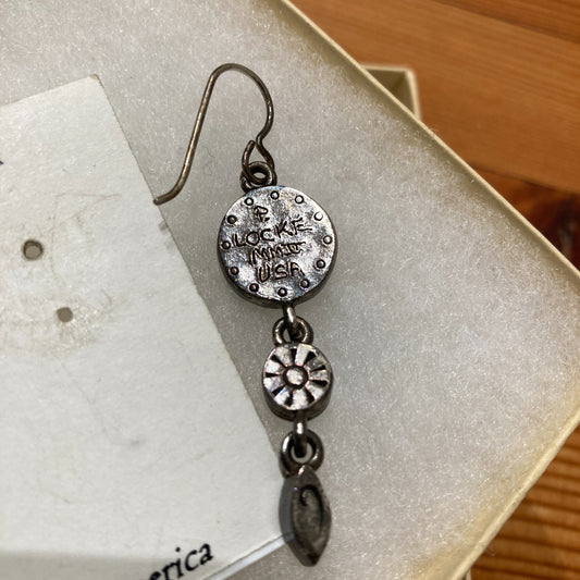 Patricia Locke $82 Swarovski Crystal Dangle Earrings - NEW - 1107SS