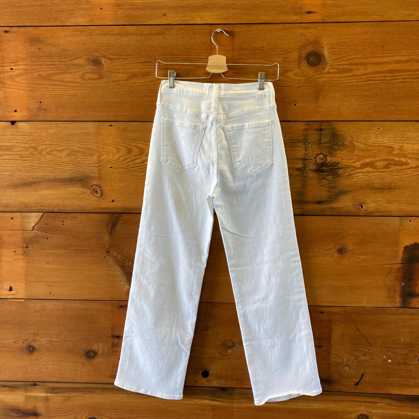 Mother White Fairest Of Them All The Rambler Jeans - Size 25 - 0617RF