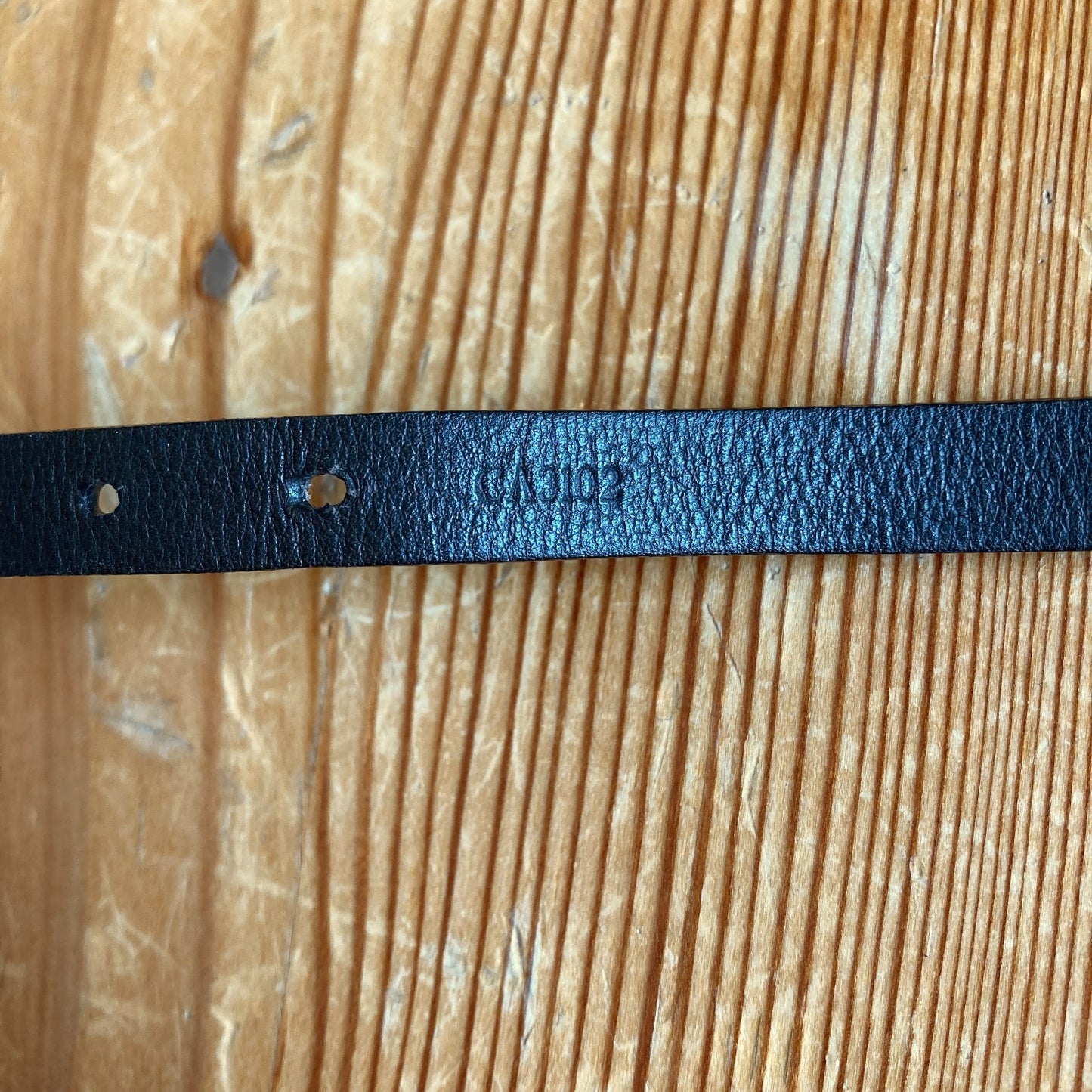 Louis Vuitton $225 Brown Calf Leather Stamp It Bracelet w/ Box - 0209SB