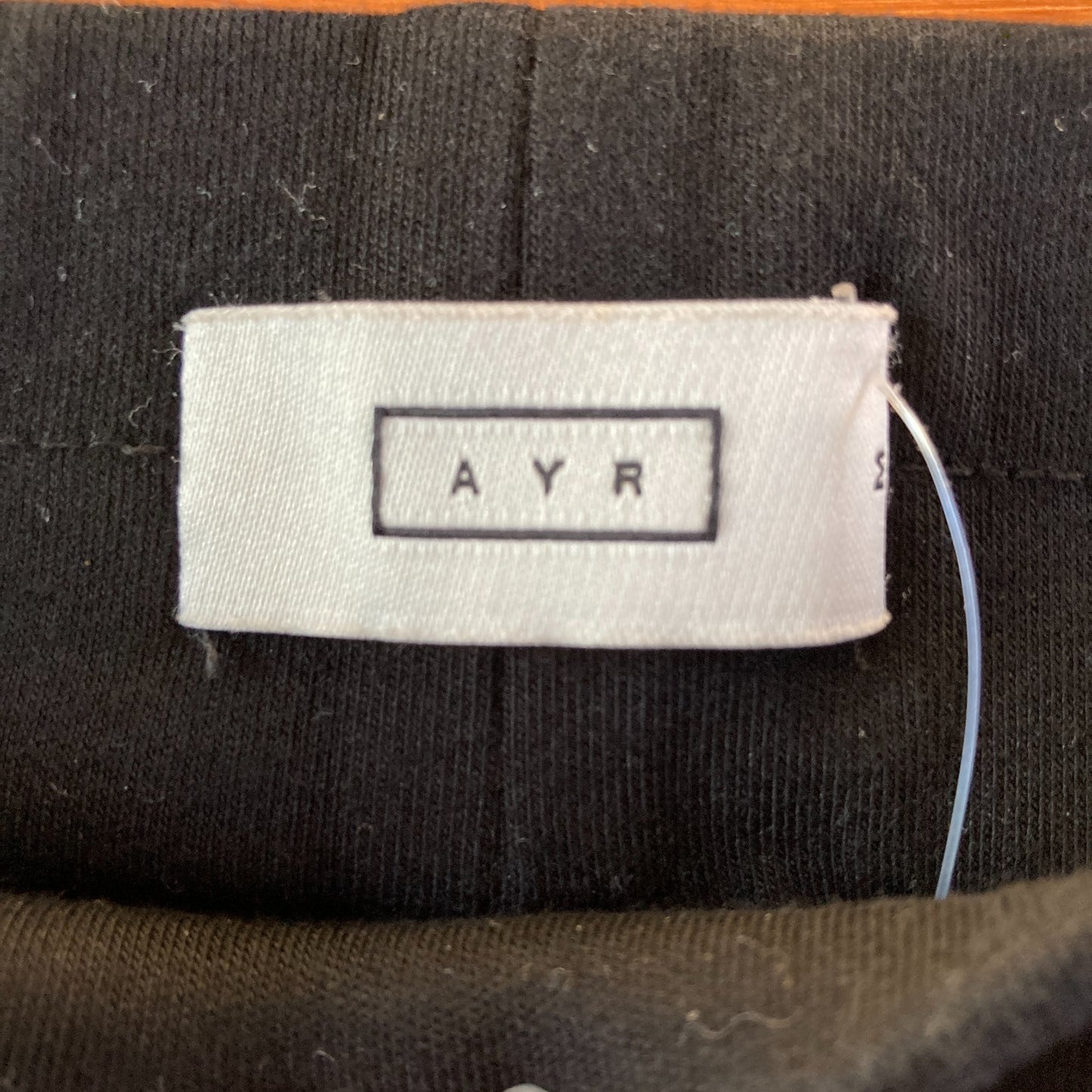 AYR Black Wide Leg Pull-On Pima Cotton Modal Womens Pants - 4427SC