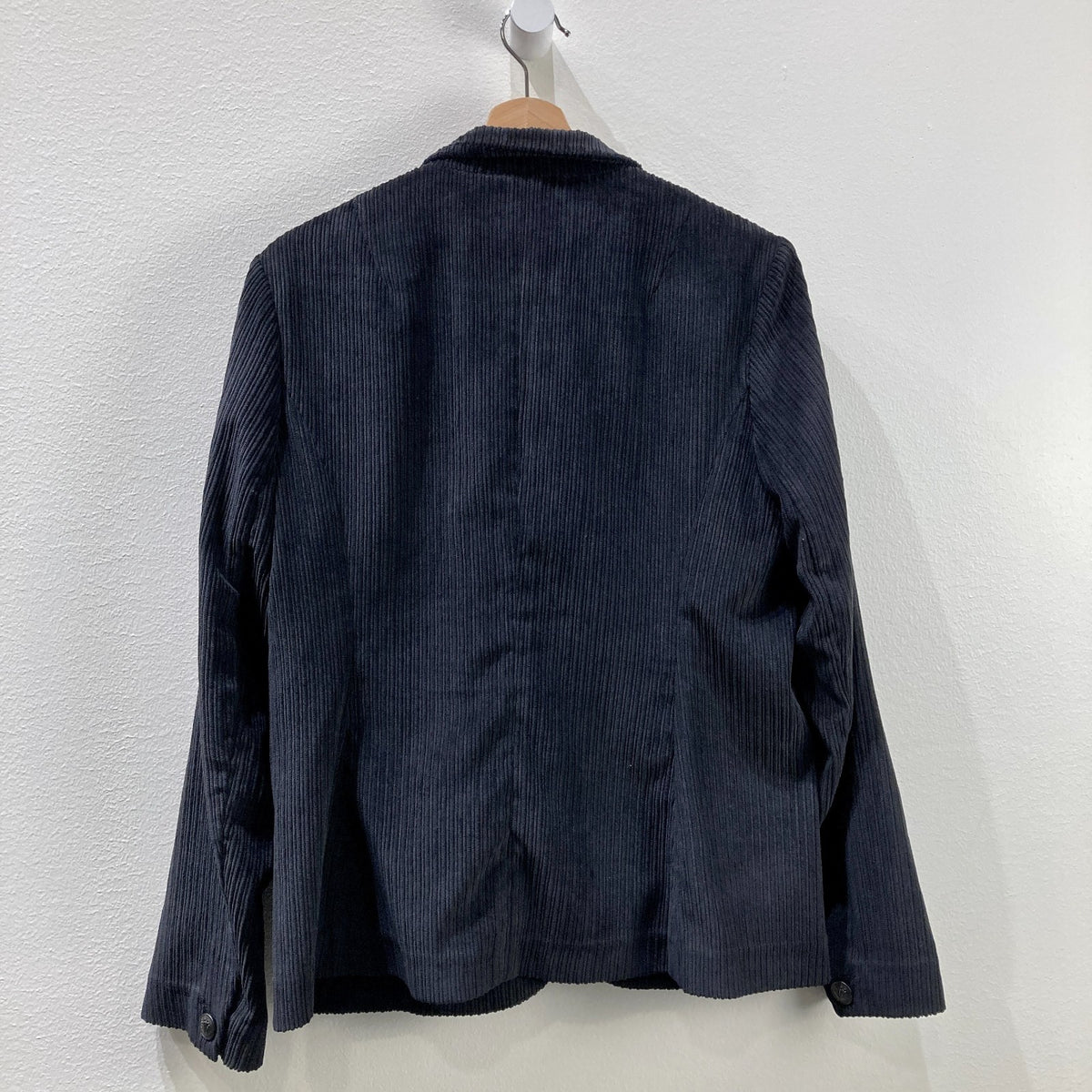 Rag & Bone Black Corduroy Slade Button Front Blazer Jacket - Size 10 - 0721DK