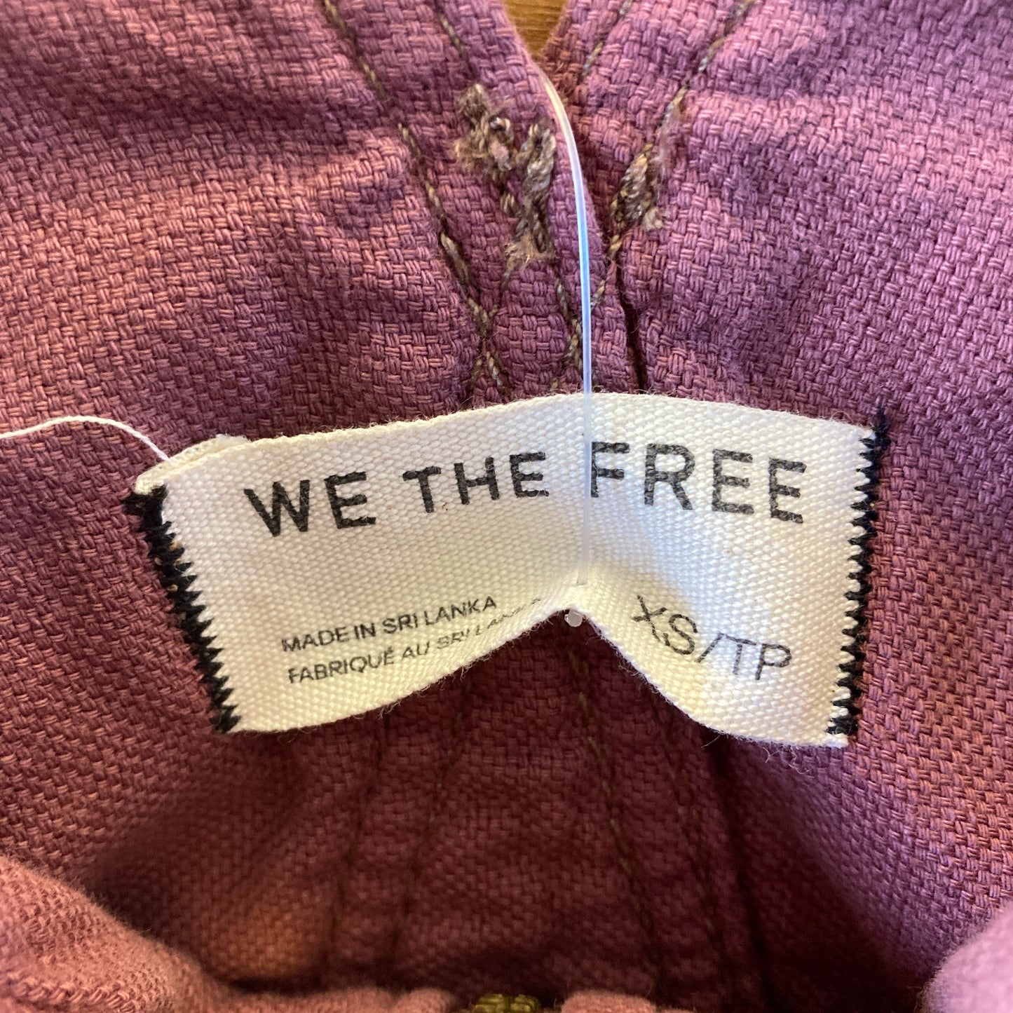 We the Free People Purple Zip Front Jude Overalls Jumpsuit - Size XS - 0312IG