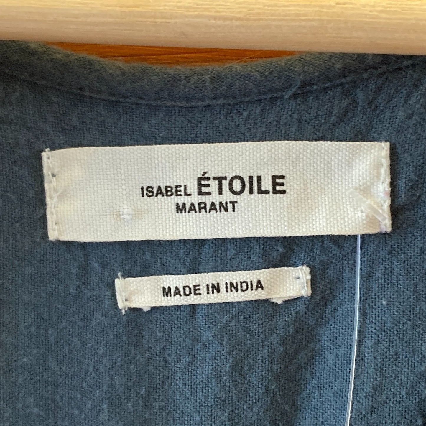 Isabel Marant Etoile Blue Embroidered Boho Peasant Blouse - Size 38 / M - 1002SU