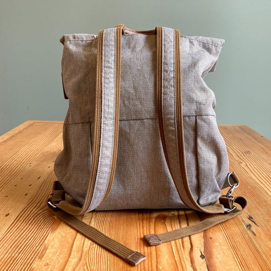 Timbuk2 Mojave Brown Alamo Convertible Backpack Tote Bag 0107KA