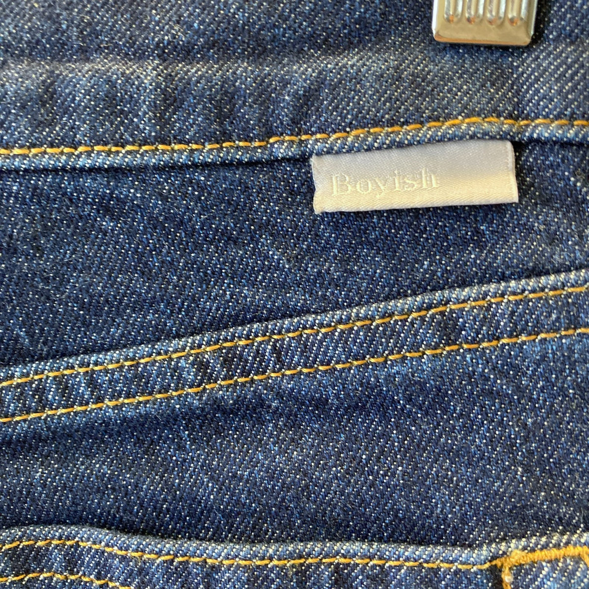 Boyish Classic Blue Premium Denim Sustainable High-Rise Jeans - Size 28 - 0121LC