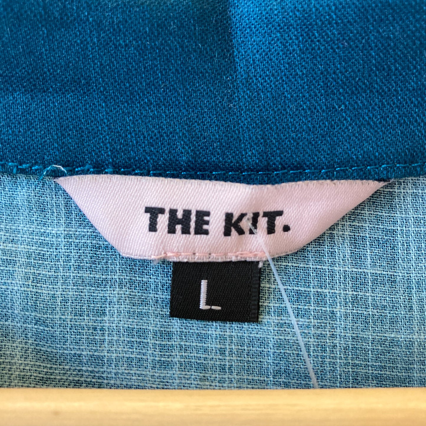 The Kit $158 Ocean Cut Paper Issa Short Sleeve Jumpsuit - Size L - 0510BN