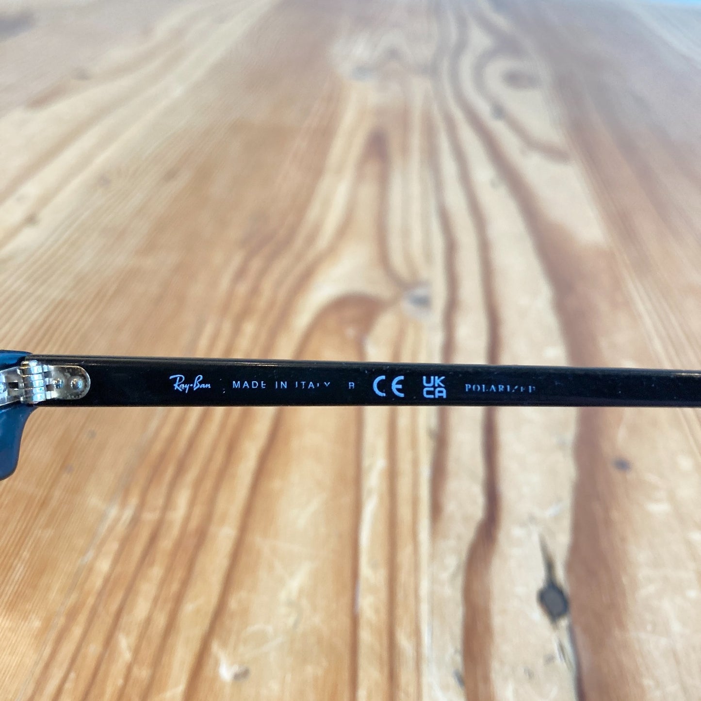 RayBan 3016 Black & Gold Clubmaster 51/21 901/58 Sunglasses 0206MH