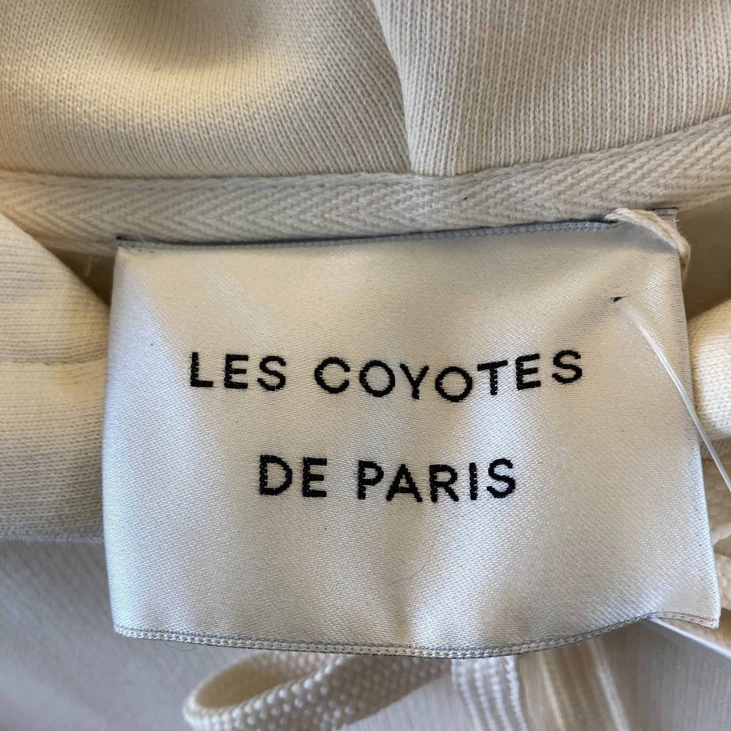 Les Coyotes De Paris Cream NEW Hoodie Sweatshirt Dress - Size 36 / S - 1118SM