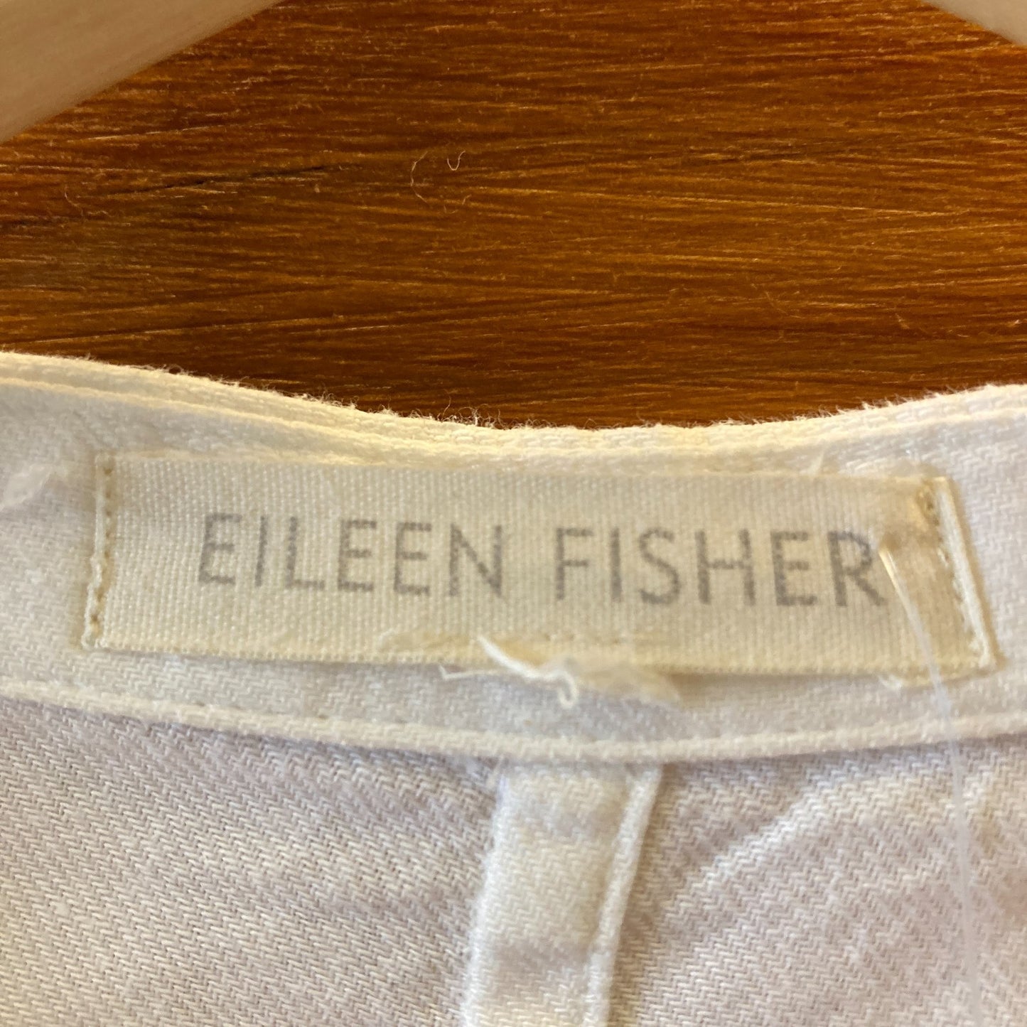 Eileen Fisher White OG Cotton Button Down Long Sleeve Shirt - Size 1X - 1107MB