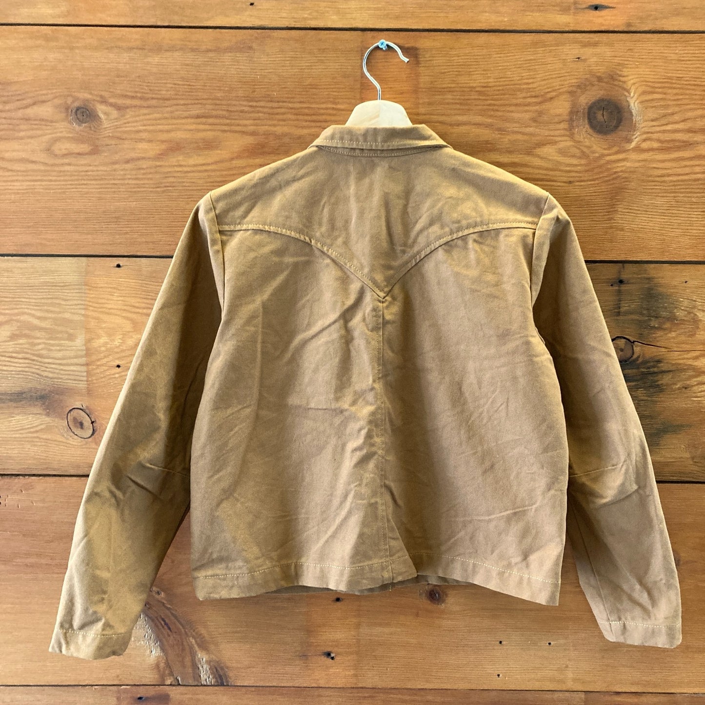 Lykke Wullf Honey Brown Shrunken Ranch Jean Jacket - Size XS - 0312IG
