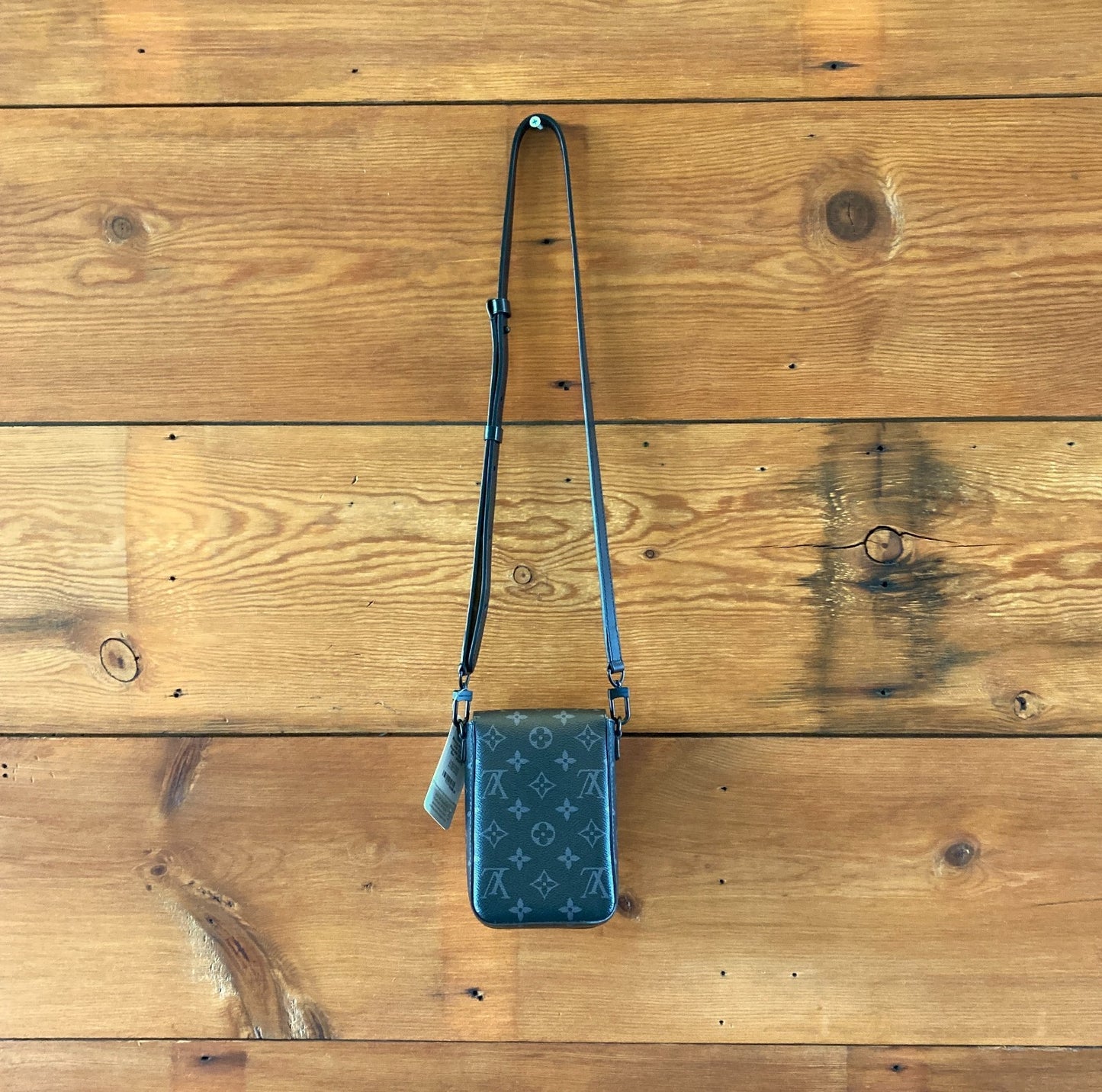 Louis Vuitton Monogram Eclipse S-Lock Vertical Wearable Wallet w/ Box - 0103KW