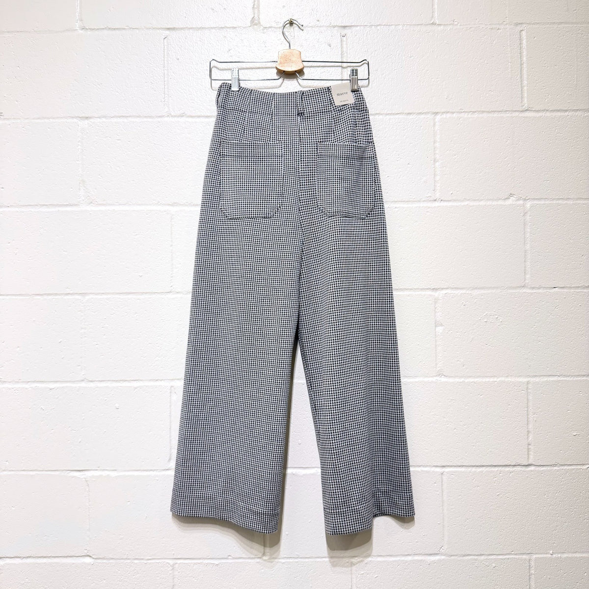 Maeve Anthropologie Houndstooth Pattern Colette Pants - Size 29 - NEW - 0715DP