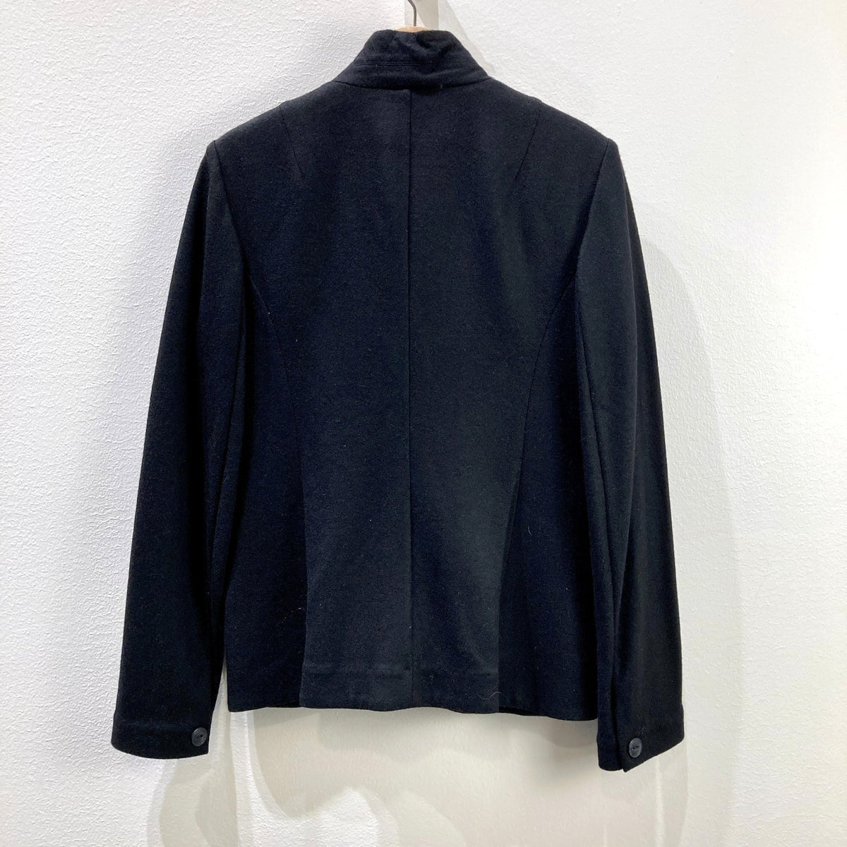 Rag & Bone Black Wool Slade Button Front Blazer Jacket - Size 10 - 0721DK