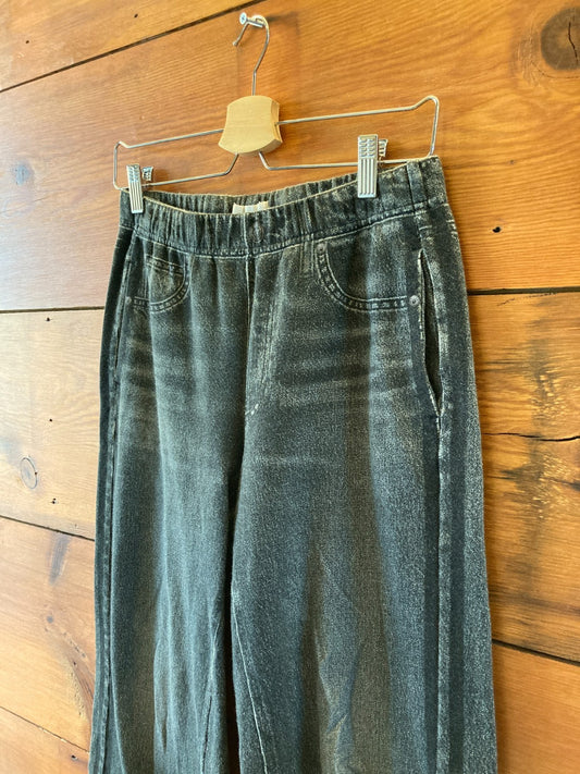 Rag & Bone Black Miramar Wide-Leg Side Stripe Track Pants - Size S - 0720LP