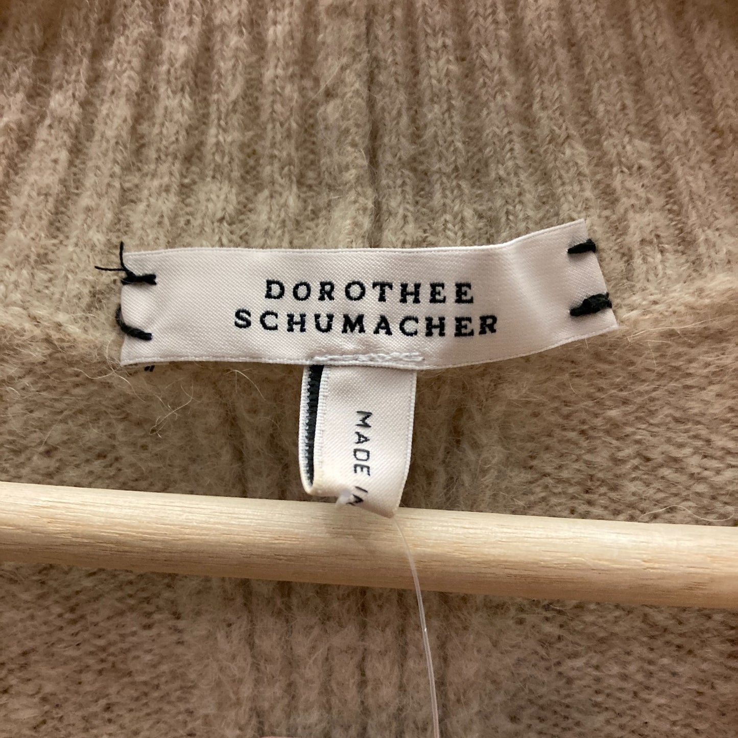 2 / S - Dorothee Schumacher Beige Alpaca Wool Blend Cardigan Sweater 0915CM