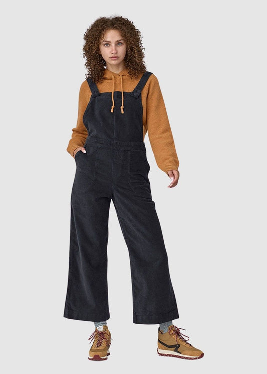 Patagonia Navy Blue Stand Up Bib Cropped Corduroy Overalls - Size 12 - 0806JH