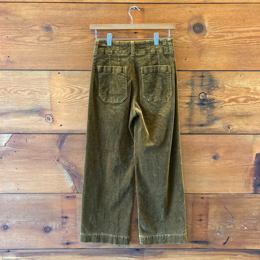 Maeve Anthropologie The Colette Brown Corduroy Pants - Size 25 - 0312IG
