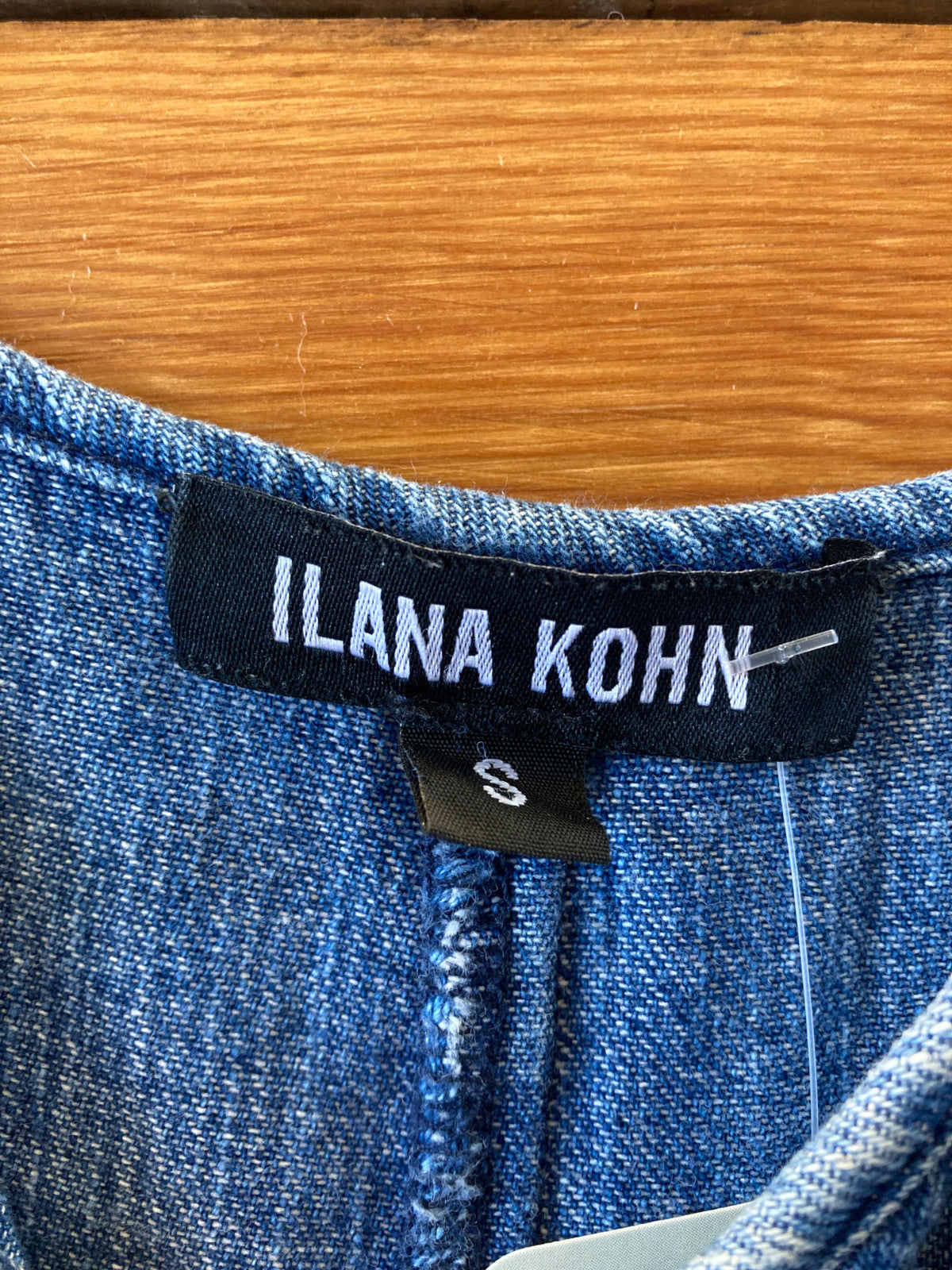 Ilana Kohn $297 Blue Sleeveless Milo Denim Jean Jumpsuit - Size S - 0504AK
