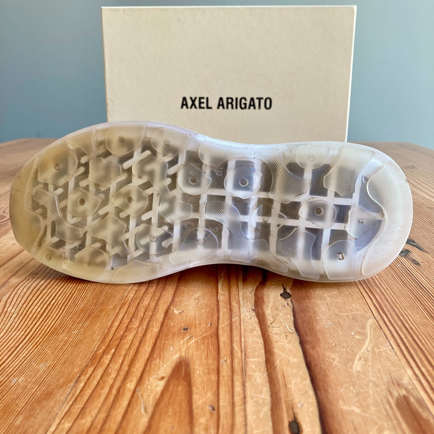 Axel Arigato White Pink Swipe Chunky Sneakers Shoes w/ Box - Size 8.5 - 0521AB