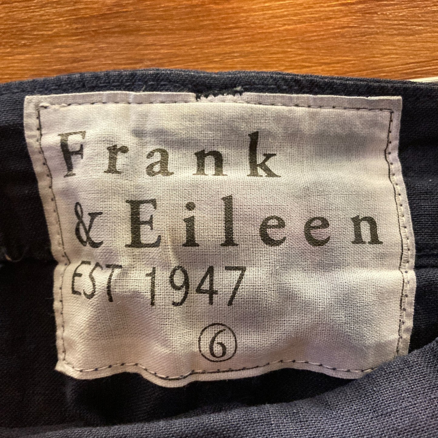 6 - Frank & Eileen Navy Jameson Womens Utility Jogger Trouser Pants 0308IN